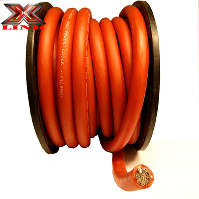 Água resistente OFC 4 AWG Oversized 1/0 Gauge Car Audio Power Wire para o desempenho