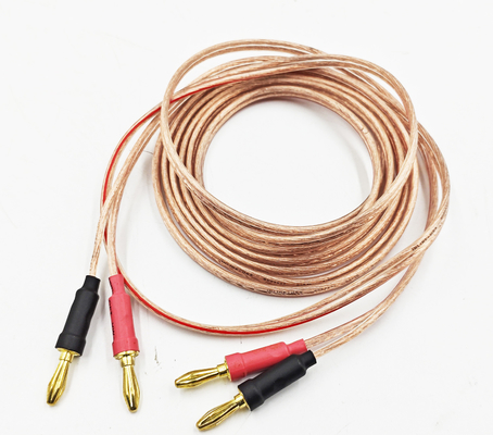 14 Gauge Banana Wire para Bi-Wire Bi-Amp HiFi Surround Sound 99,9% OFC Copper