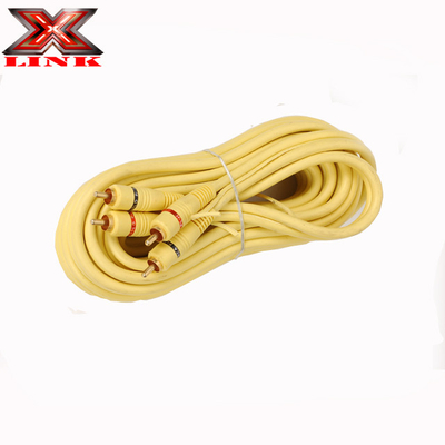 Cable de áudio RCA de macho para macho para alto-falante estéreo ou conector de subwoofer Tipo Nenhum