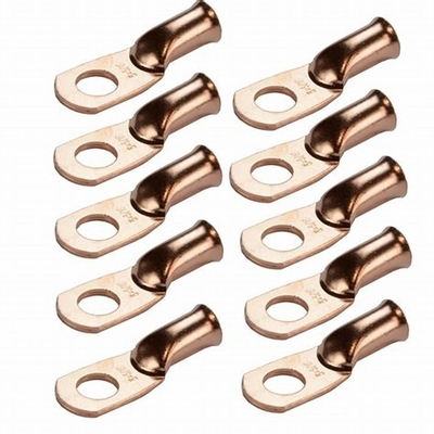 1/0 AWG Lugs de cobre enlatados Conectores de terminais de anel com redução de calor