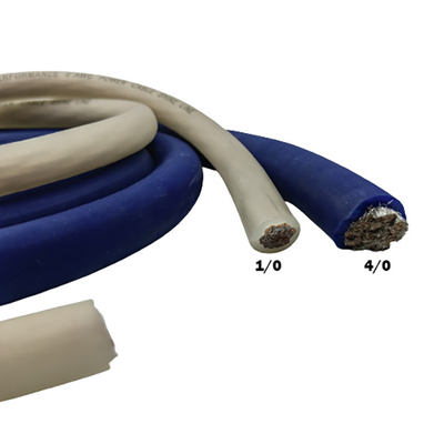 Cable de ligação de bateria de isolamento de PVC flexível de calibre AWG 0 para automóvel de áudio de motocicleta