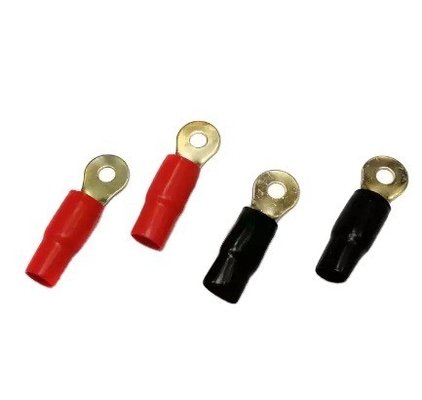 1/0 AWG Lugs de cobre enlatados Conectores de terminais de anel com redução de calor