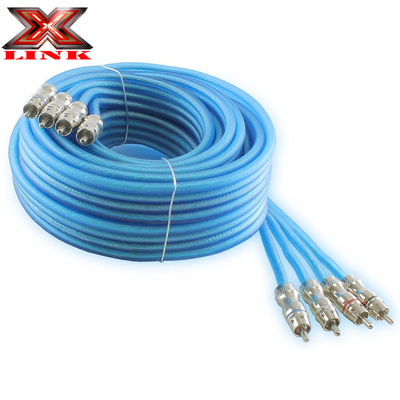 Cable de áudio RCA de macho para macho para alto-falante estéreo ou conector de subwoofer Tipo Nenhum