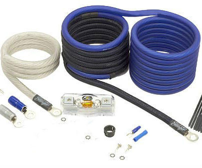 Kit de fiação de instalação de um amplificador de áudio para automóveis OFC