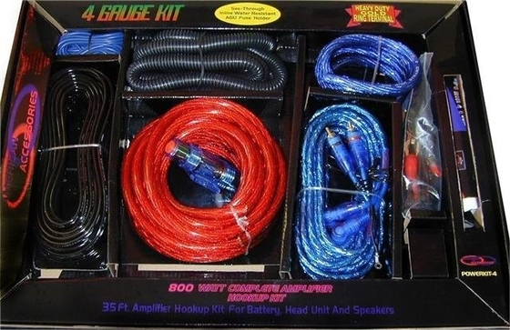 Kit de fiação de instalação de um amplificador de áudio para automóveis OFC