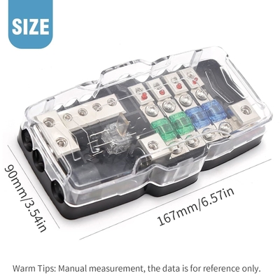 0 awg 12V Multifuncional Mini ANL caixa de fusível bloco de distribuição para veículos
