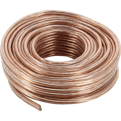 14 12 16AWG OFC Bare Copper High End Home Theater Audio Speaker Cable com Jacket de PVC macio