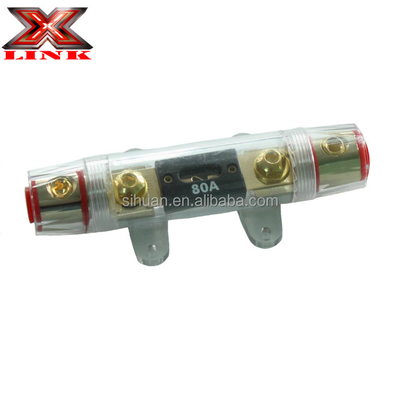 20A-300A AMP Automóvel Auto DC Vidro ANL Maxi AGU Mini Inline Fuse Holder Bloco de Distribuição