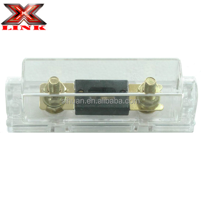 20A-300A AMP Automóvel Auto DC Vidro ANL Maxi AGU Mini Inline Fuse Holder Bloco de Distribuição
