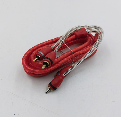 Cabo RCA de cobre com condutor OFC em qualquer cor