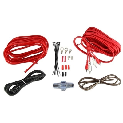 PVC Jacket 0 4 8 10awg Gauge Auto Car Amp Amplifier Wiring Kit com tipo de conector RCA