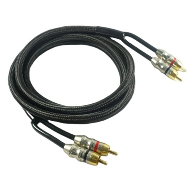 PVC Jacket RCA Cable AV para Audio de Carro e Amplificador de Áudio em Casa