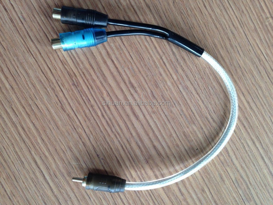 PVC Jacket RCA Cable AV para Audio de Carro e Amplificador de Áudio em Casa