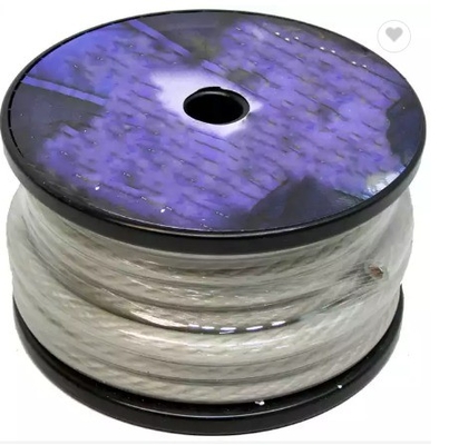 Flexível translúcido fio de alimentação 1/0awg para aumento de desempenho de áudio de carro e motor