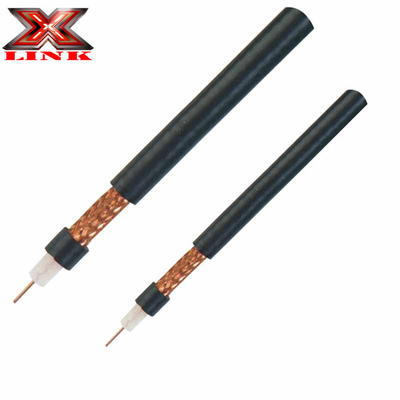 20 AWG Solid Copper RG-59 Cable coaxial CCTV com conector BNC e cabo de alimentação 18/2