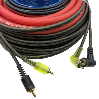 Stock 0/2/4/8 Gauge OFC/CCA Amplificador de Áudio de Carro Kit de Cabos de Cabos para Suas Necessidades de Áudio