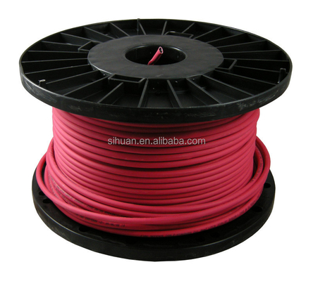 Cable de alarme de incêndio FPLR sólido em lata CCA 18 AWG 2/C 1000 Ft Red Copper Conductor Shielding