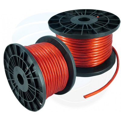 4 Gauge OFC CCA Power Wire para instalação de cablagem de amplificador de áudio de automóvel de baixa tensão