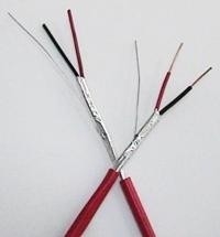 Cable de alarme de incêndio industrial blindado não blindado 2x 1,5 mm 2x 2,5 mm 2x 4,0 mm