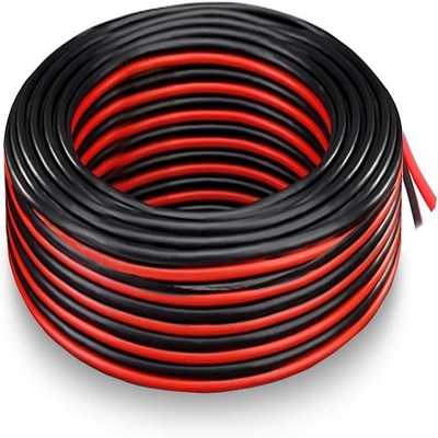 Cabos flexíveis Ext 2pin 2 cores Vermelho Preto para Lâmpadas de LED