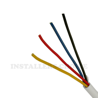 Sistema de alarme de incêndio de cobre isolado de PVC resistente Vestido vermelho 2 núcleo de alarme de cabo