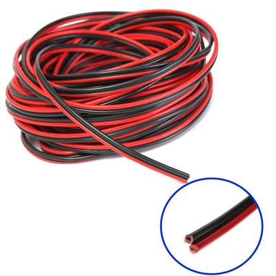 Graduação profissional 16 Gauge CCA OFC Speaker Wire com PVC Jacket em vermelho e preto