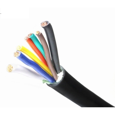 Condutor de cobre anelado 12V 36V Max 14 Gauge 7 Way Extension RV Trailer Wire Cable