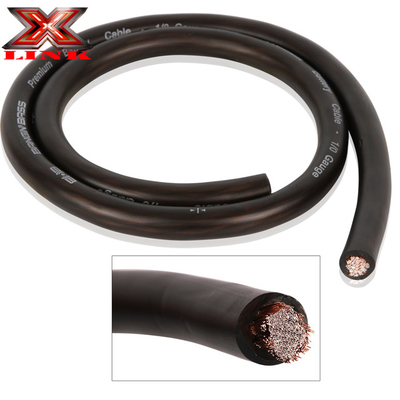 Casaco de PVC suave 20mm2 35mm2 50mm2 16mm2 10mm2 Cabo de alimentação do amplificador para áudio do carro