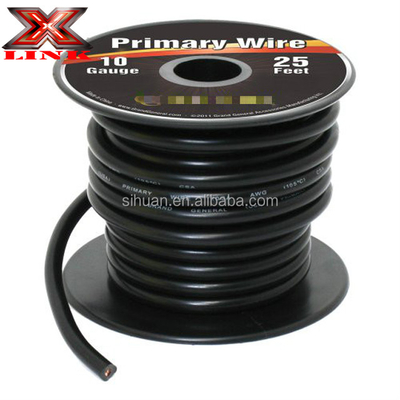 14 Gauge Cabo flexível de pvc de baixa tensão LED 10 12 14 16 18 Gauge