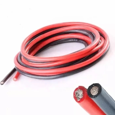 Alta temperatura 300 C Ultra flexível de borracha de silício macio revestido de fio de cobre para aplicações industriais pesadas