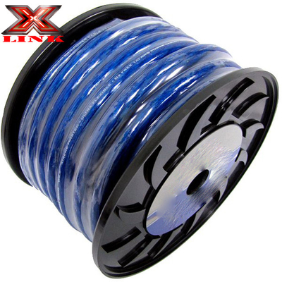 Casaco de PVC suave 4/0 3/0 2/0 GAUGE AWG Cable de fio de alimentação OFC de carro colorido congelado