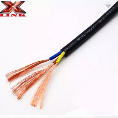 Cable de fio de iluminação de lâmpada de casa elétrica flexível isolada em PVC para cor preta ou branca