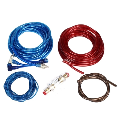 Conductor Copper 4 Gauge CCA Complete Amplifier Installation Wiring Kit para áudio de carro