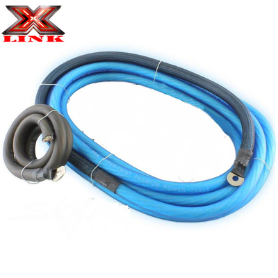 OFC Conductor 0 2 4 6 8 AWG Gauge GA Car Audio Cable Kit para sistema de alto-falantes