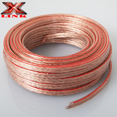 Cabo de arquivo de alta-voz OFC de cobre com tipo de conector RCA e diâmetro externo personalizado