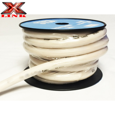 PVC Jacket 4 AWG OFC Car Audio Power Wire em qualquer cor Completa especificação dos EUA CEA-2015 Compliant