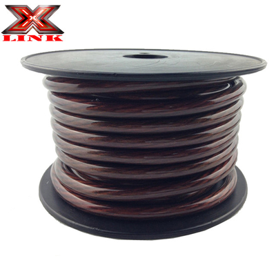 PVC Jacket 4 AWG OFC Car Audio Power Wire em qualquer cor Completa especificação dos EUA CEA-2015 Compliant