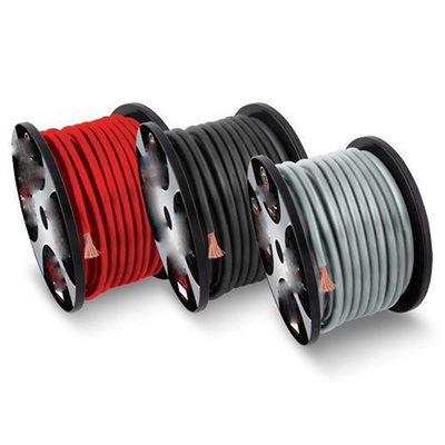 PVC Jacket 4 AWG OFC Car Audio Power Wire em qualquer cor Completa especificação dos EUA CEA-2015 Compliant