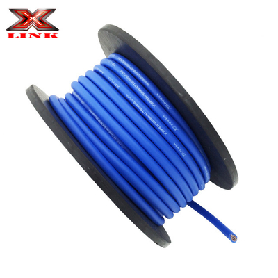 Cabos de alimentação para a indústria de áudio de automóveis 1/0 2 4 8 AWG Gauge PVC Jacket Material super flexível