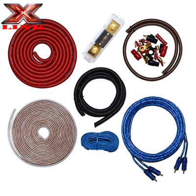 RCA Standard Wire Car Audio Cable Kit e kit de fiação do amplificador de carro Homem Feminino