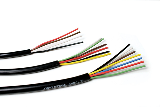 Cabos de reboque 14 gauge 7 Way Conductor Extension Wire PVC isolado 14/7