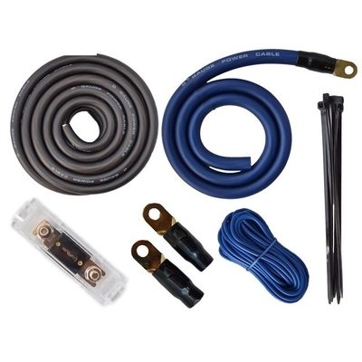 Kit de fiação do amplificador de baixa tensão Completo CCA com cabo OFC RCA em True 0 Gauge