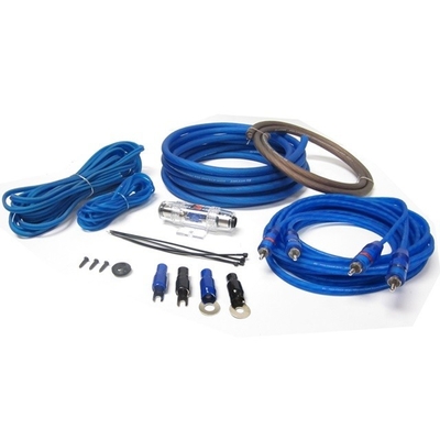 Kit de fios para veículos automóveis com cabo de áudio para veículos de 4 gauges isolado e condutor CCA ou OFC