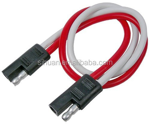 2.8X Diâmetro externo 4c 18AWG Cable de fio de reboque ligado com conector Condutor de cobre nu