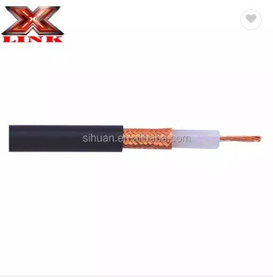 50 Ohm Low Loss Copper Conductor RG213U UHF VHF VB Cable de Comunicação Coaxial de Rádio