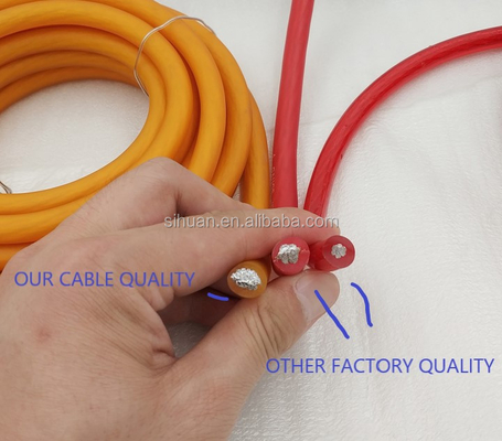 0 Gauge Car Audio Amplifier Cable de alimentação com PVC durável Jacket e condutor de cobre