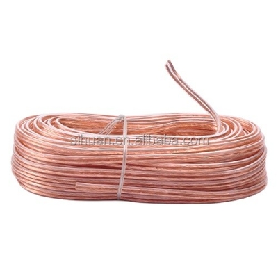 Solid 16 Gauge Copper Wire Flat Speaker Cable For Home Audio Speaker Amplificador