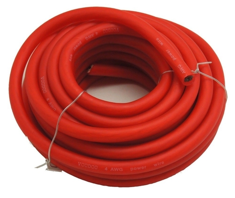 0 Gague Wire Car Audio Battery Cable com alto-falante em qualquer cor feita