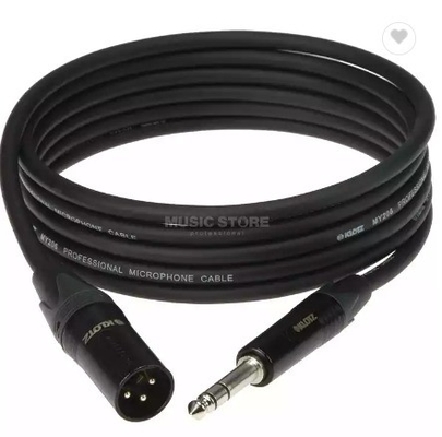 1/4 de polegada Audio XLR Instrument Cable Directo para Ângulo Direito para Bass Guitarra Elétrica