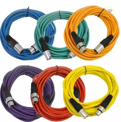 1/4 de polegada Audio XLR Instrument Cable Directo para Ângulo Direito para Bass Guitarra Elétrica